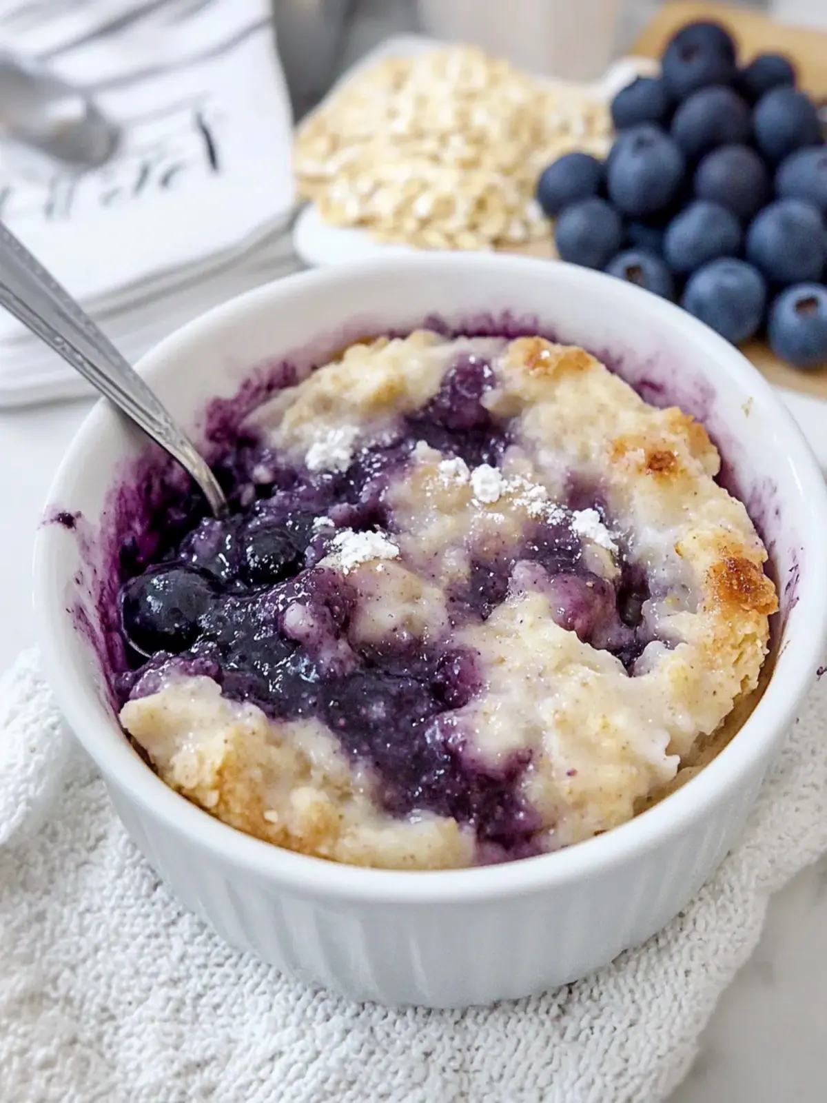 Irresistible Blueberry Jam Protein Baked Oats for Your Morning Boost 3 Blueberry Jam Protein Baked Oats