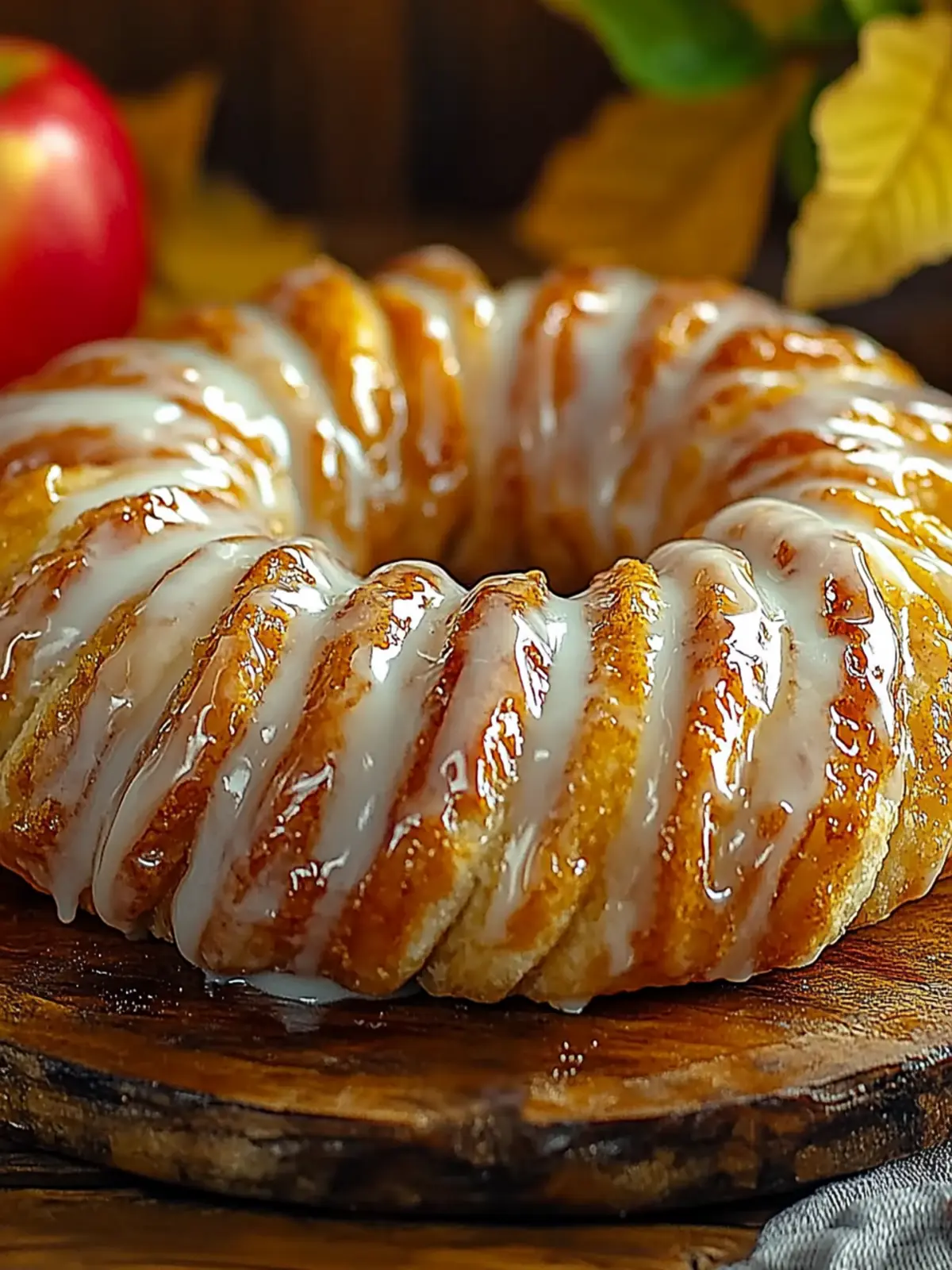 Irresistible Apple Kringle with Vanilla Glaze You’ll Love 3 Apple Kringle with Vanilla Glaze