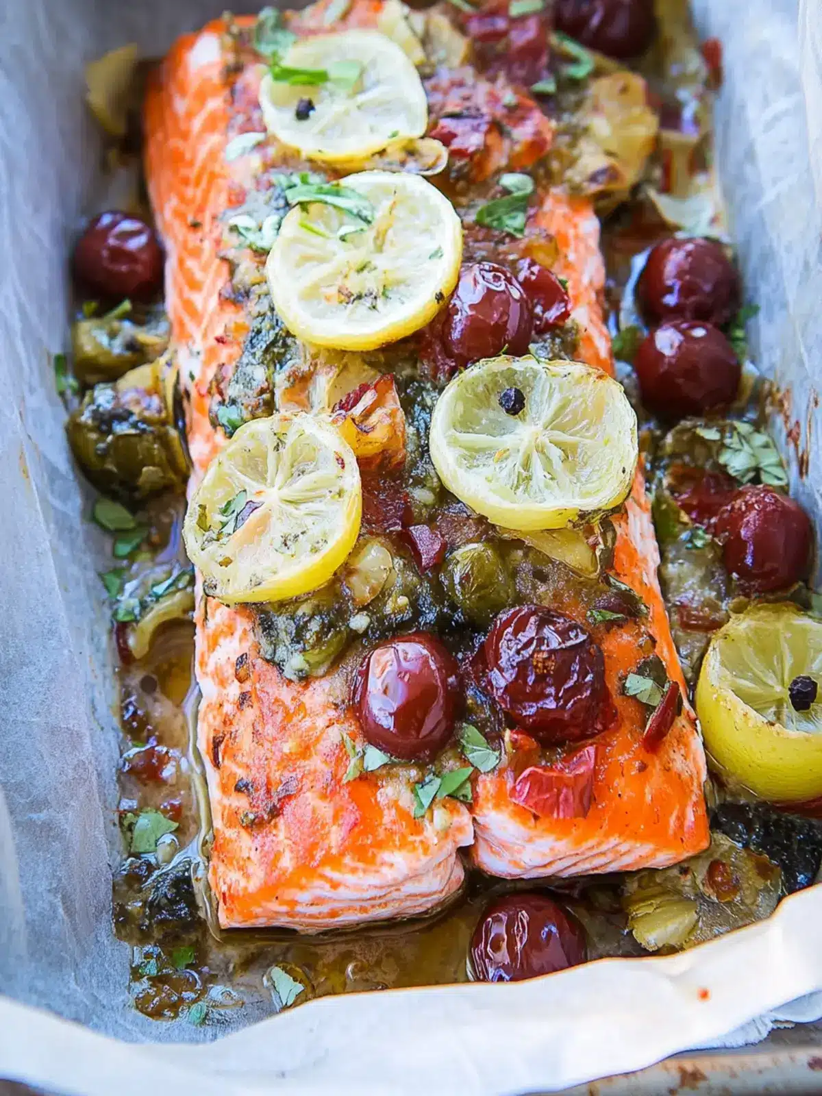 Delicious Mediterranean Salmon in Parchment Paper Magic 2 Mediterranean Salmon in Parchment Paper