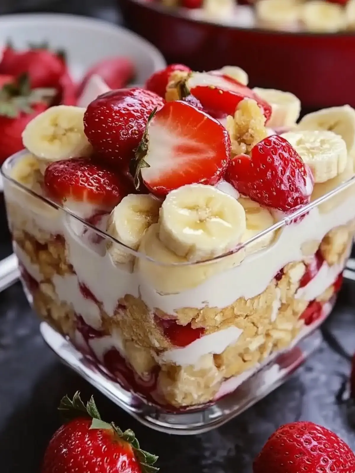 Delicious Strawberry Banana Pudding Dream You Can No-Bake Now 4 Strawberry Banana Pudding Dream