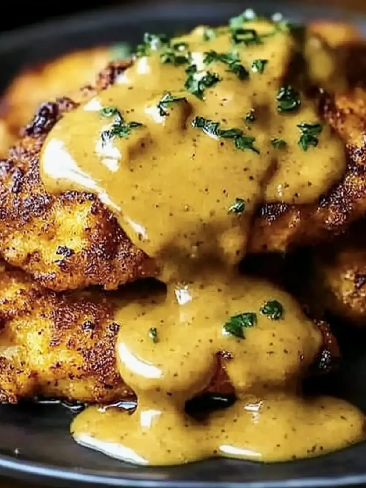 Crispy Pretzel Chicken with Mustard-Cheddar Sauce Delight 4 Pretzel Chicken with Mustard-Cheddar Sauce