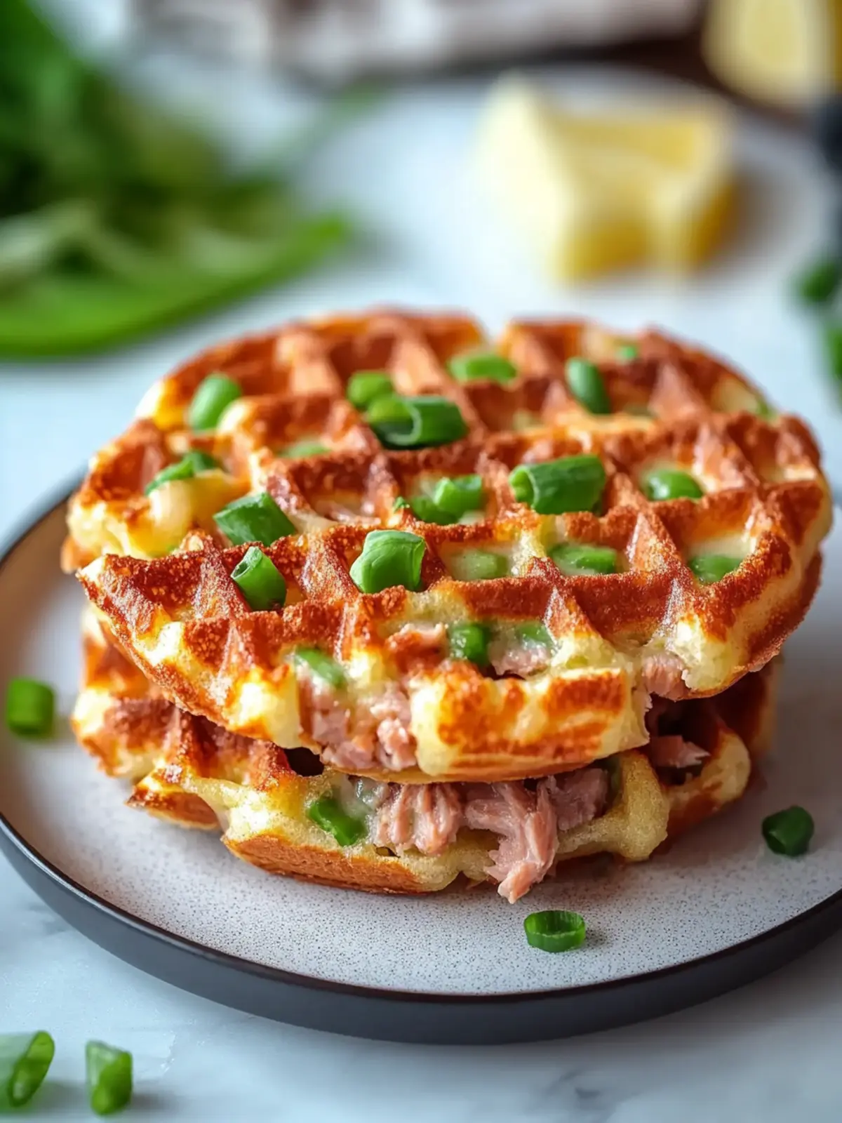 Savory Tuna Melt Chaffle: Your New Low-Carb Favorite 3 Savory Tuna Melt Chaffle