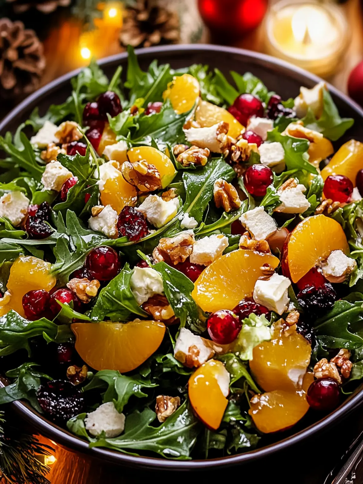 Delicious Christmas Salad with Honey Mustard Dressing Magic 2 Christmas Salad with Honey Mustard Dressing