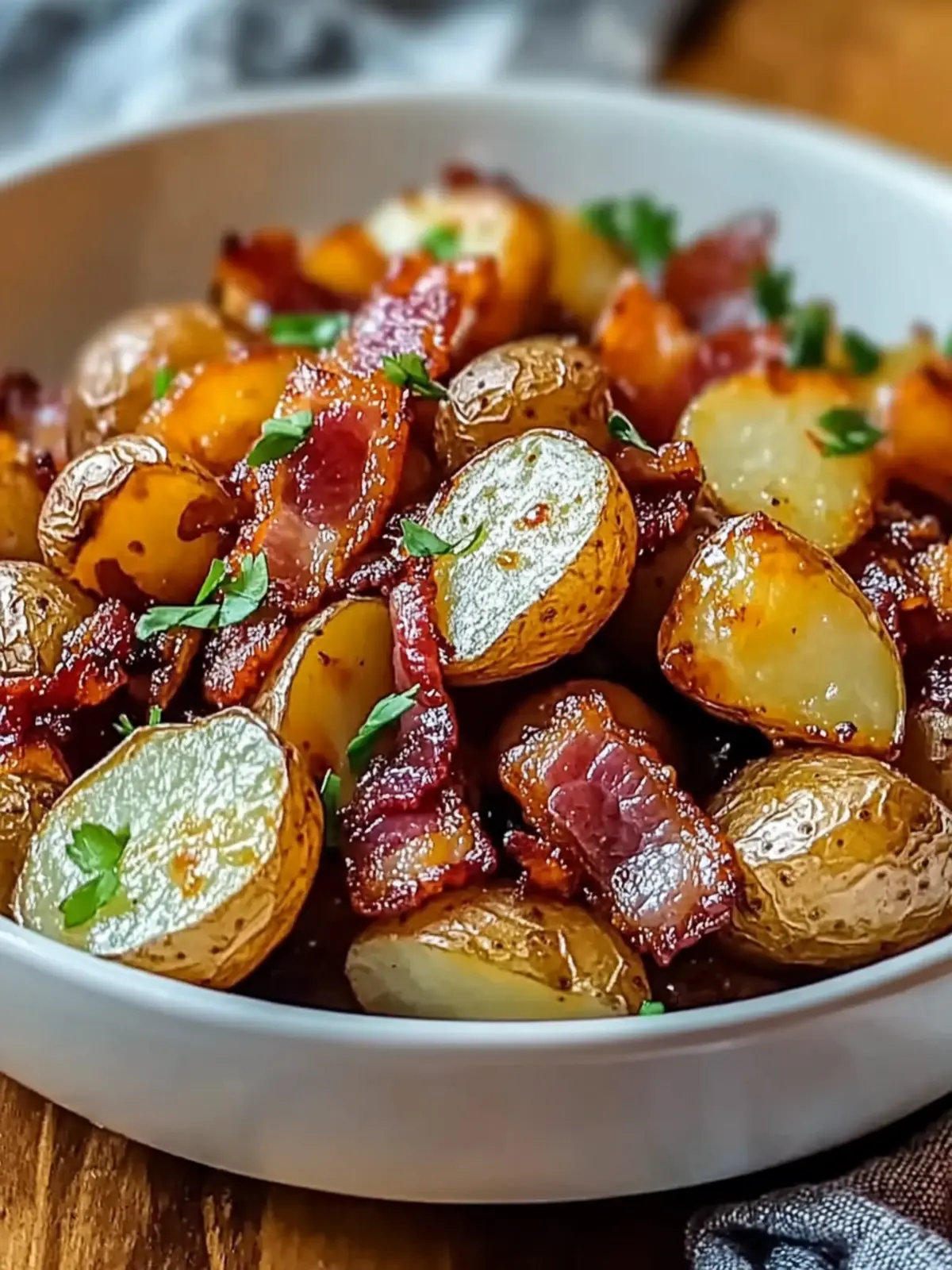 Crispy Bacon Honey Roasted Potatoes That Steal the Show 5 Crispy Bacon Honey Roasted Potatoes
