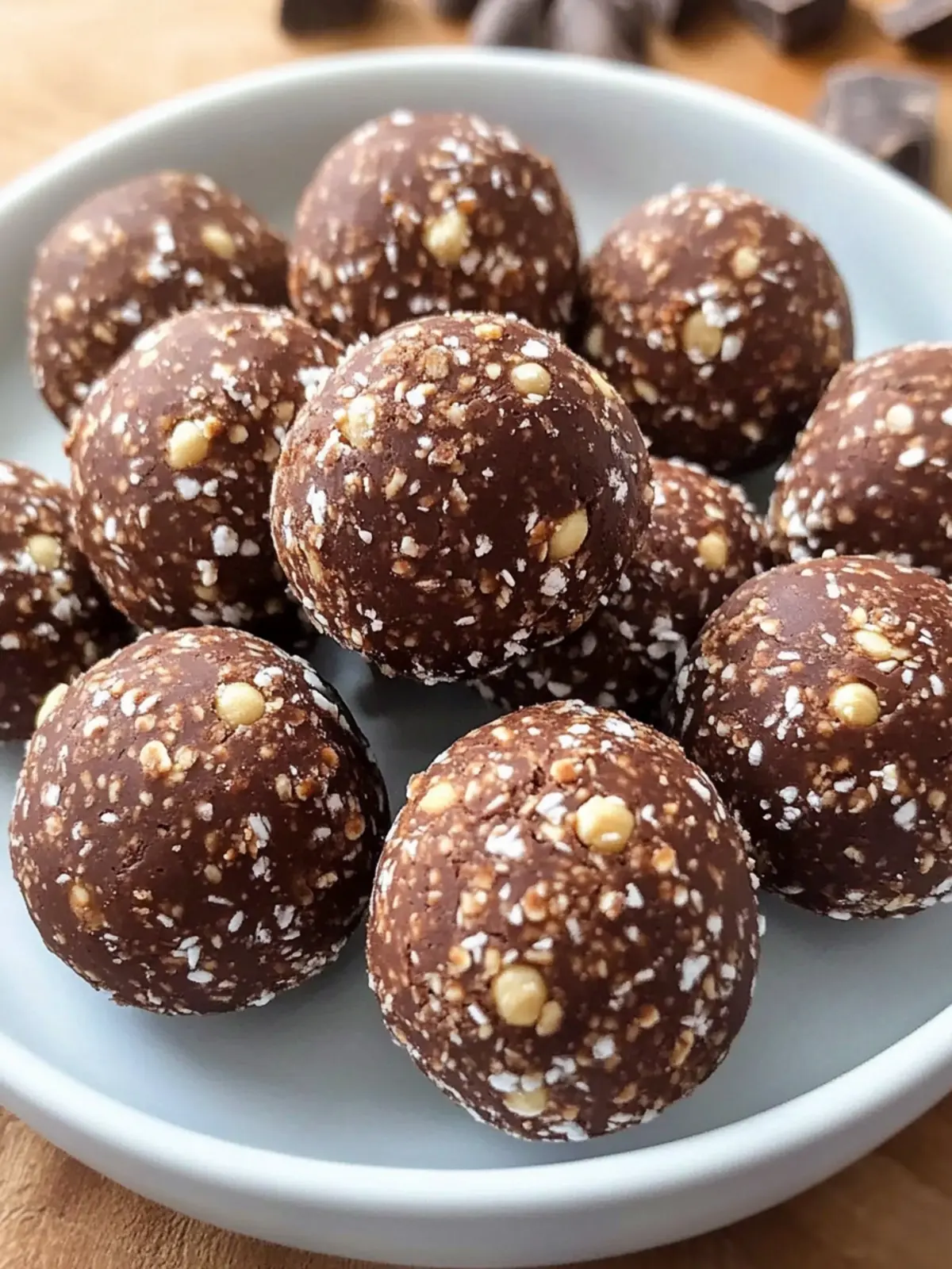 Chickpea Cocoa Bites: Healthy No-Bake Energy Bliss Balls 3 Chickpea Cocoa Bites