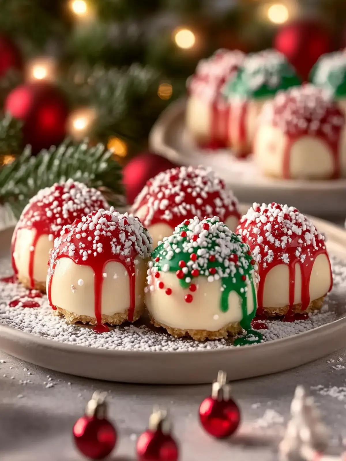 Delicious No-Bake Christmas Cheesecake Bites That Wow! 5 No-Bake Christmas Cheesecake Bites