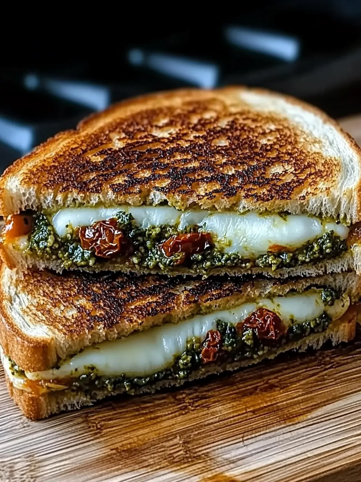 Sun-Dried Tomato Pesto Grilled Cheese for Gourmet Comfort 4 Sun-Dried Tomato Pesto Grilled Cheese