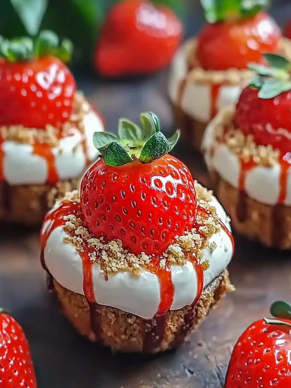 Cheesecake Stuffed Strawberries: A No-Bake Delightful Treat 2 Cheesecake Stuffed Strawberries
