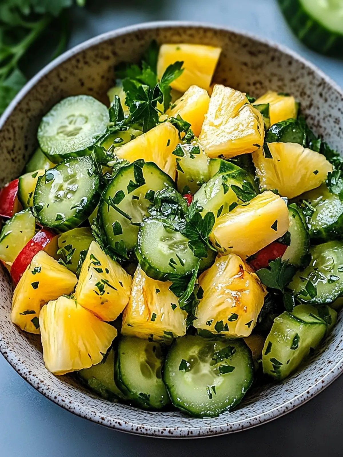 Pineapple Cucumber Salad: A Refreshing No-Fuss Delight 2 Pineapple Cucumber Salad