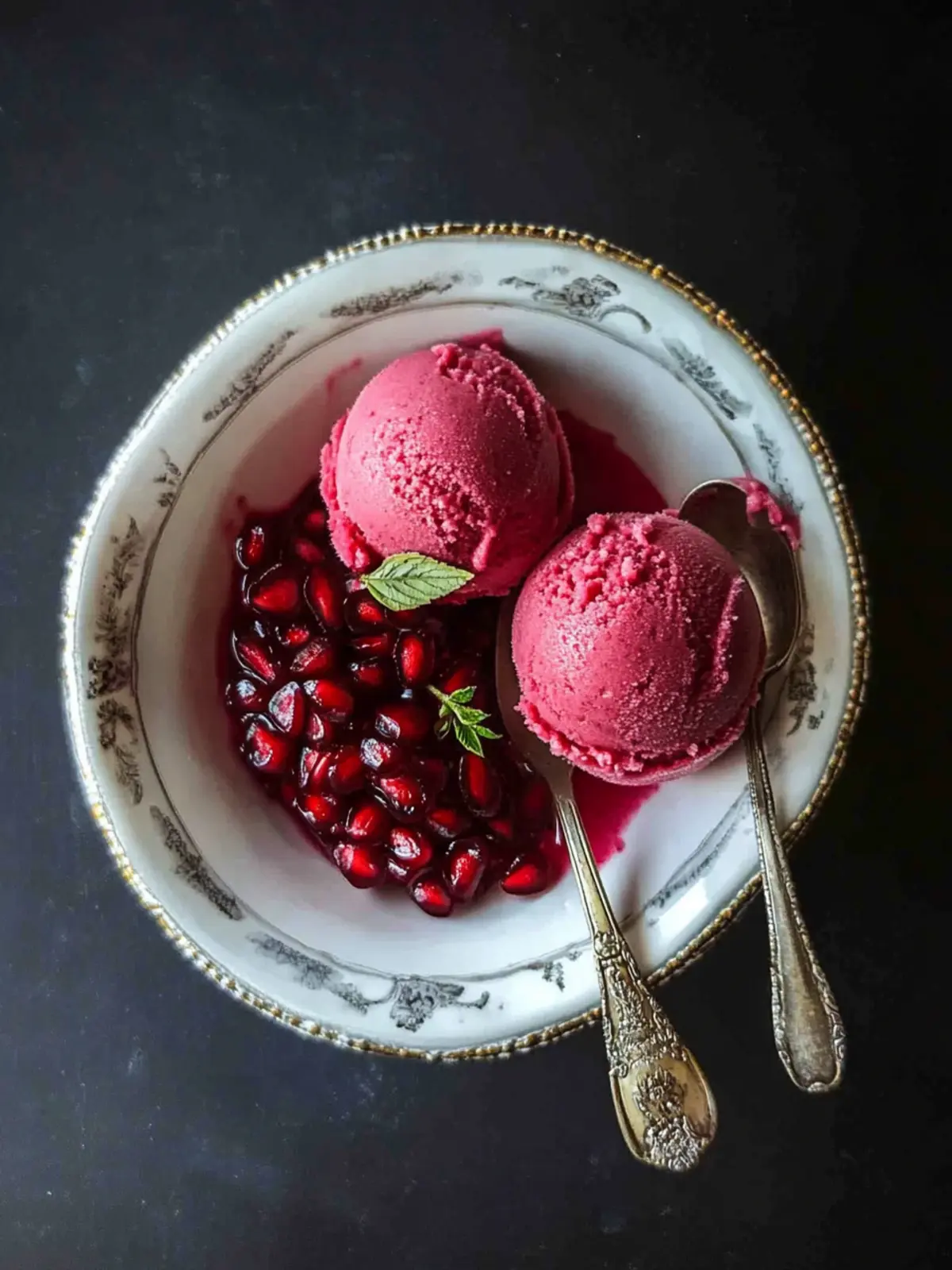 Delightful Spiced Pomegranate Sorbet for Festive Winters 3 Spiced Pomegranate Sorbet
