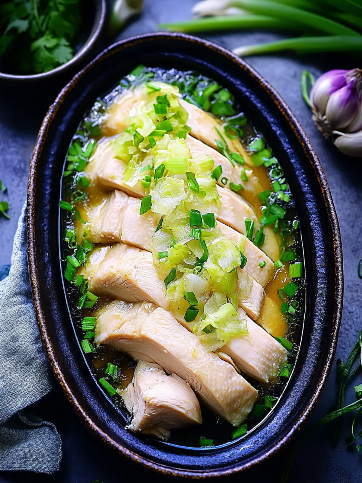 Ginger Scallion Poached Chicken: A Flavorful Home Treat 5 Ginger Scallion Poached Chicken