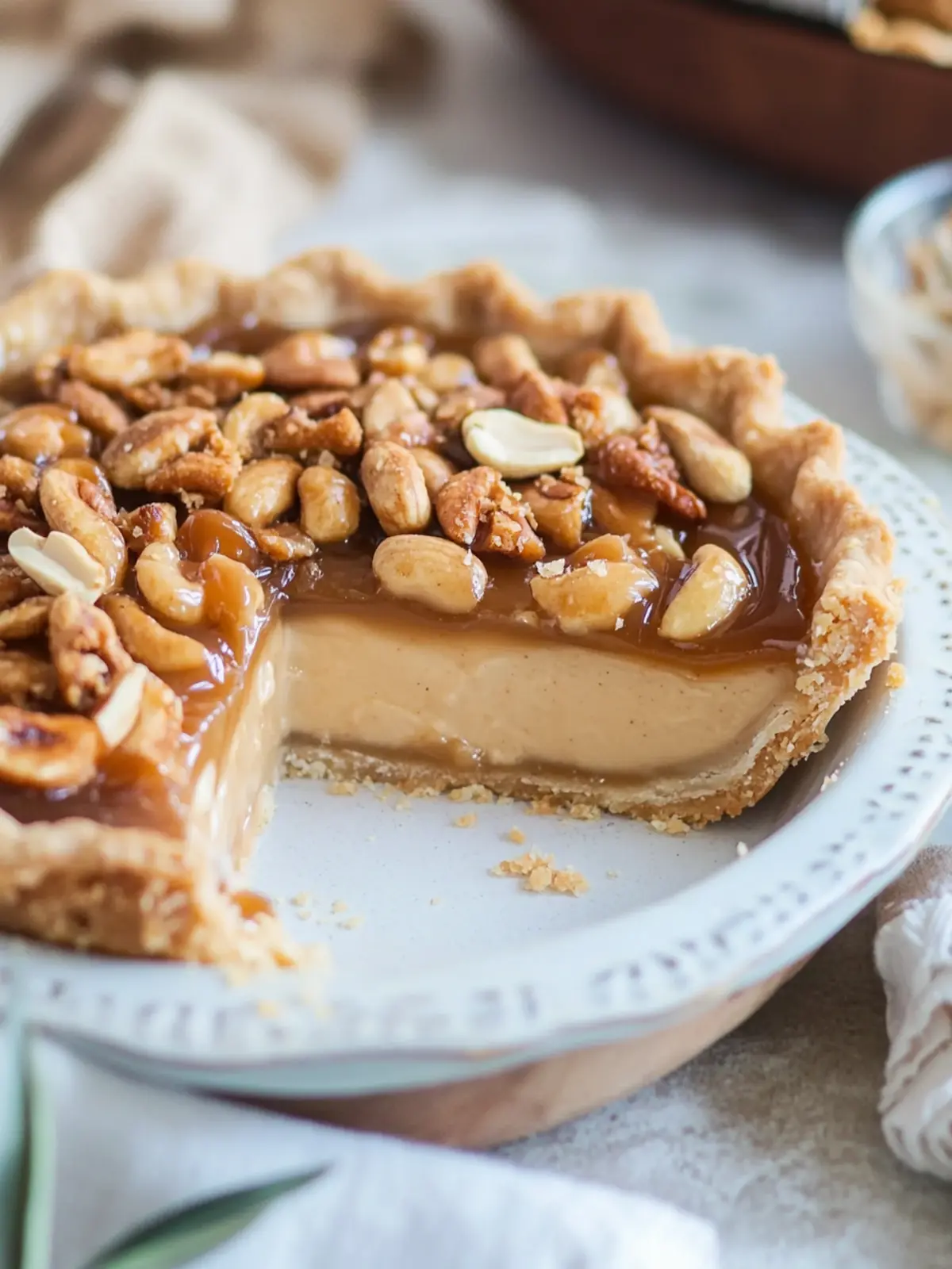 Irresistible Salted Caramel Cashew Pie for Sweet Moments 2 Salted Caramel Cashew Pie