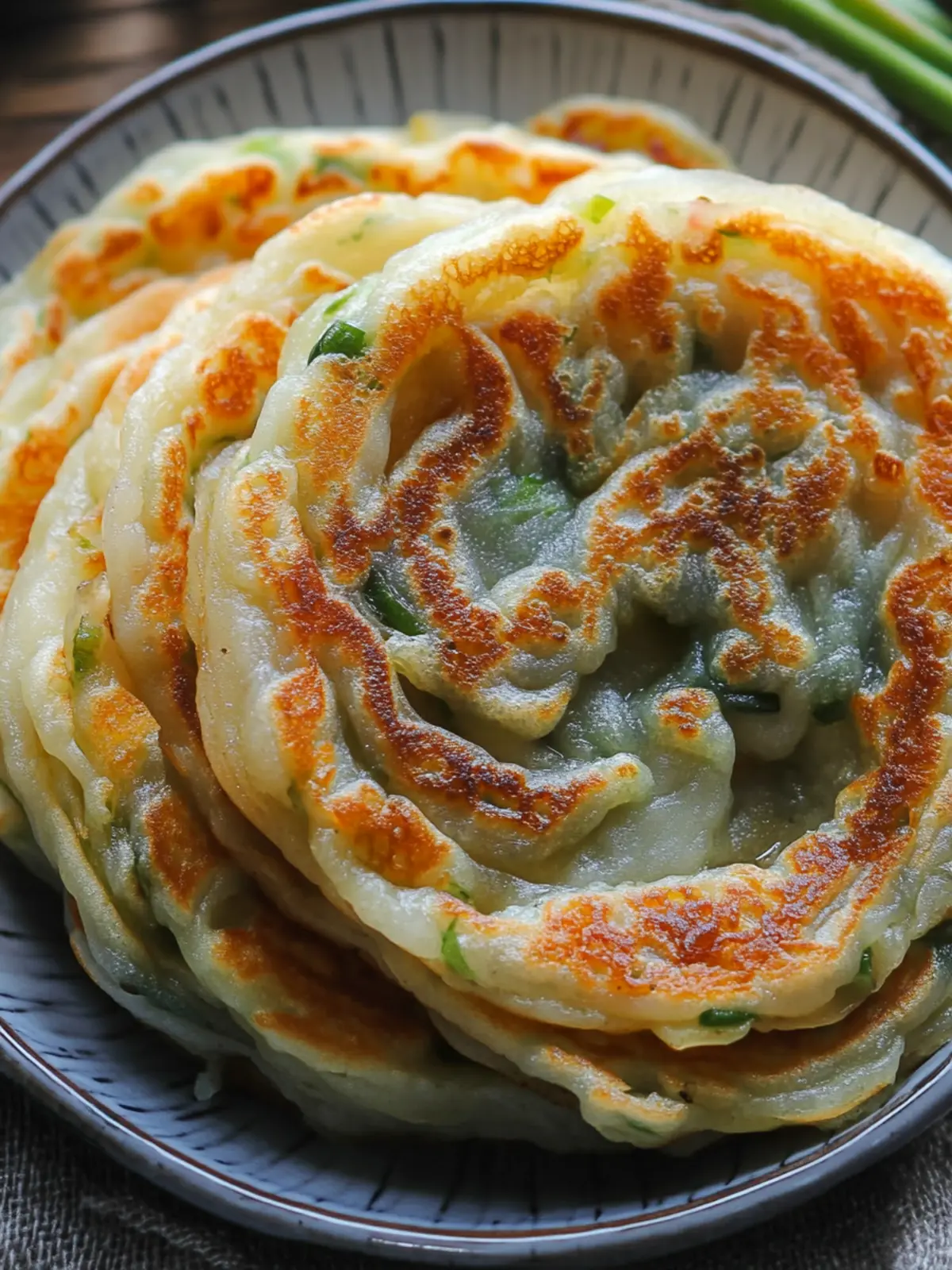 Crispy Rice Paper Scallion Pancakes You’ll Crave Every Time 2 Rice Paper Scallion Pancakes