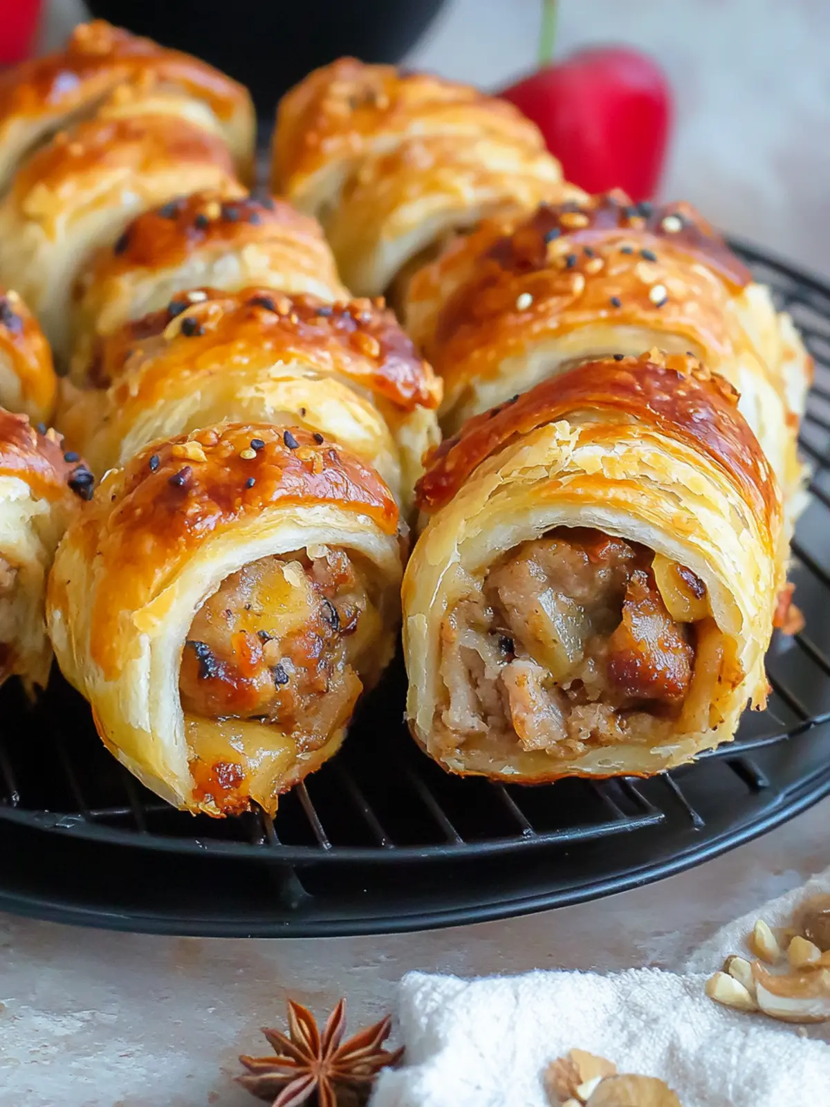 Pork & Apple Sausage Rolls: A Savory-Sweet Snack Delight 5 Pork & Apple Sausage Rolls