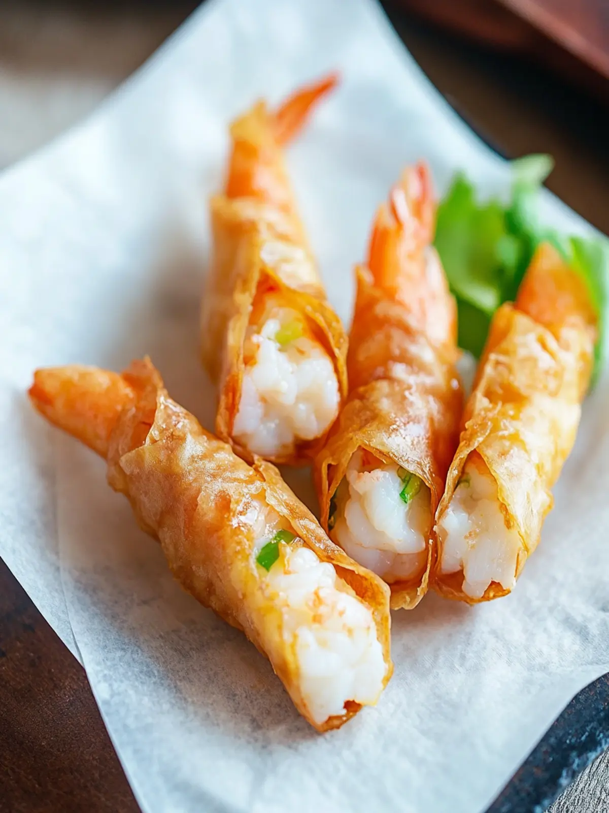 Indulge in Crunchy Shrimp Wrapped in Tofu Skin Delight 2 Shrimp Wrapped in Tofu Skin