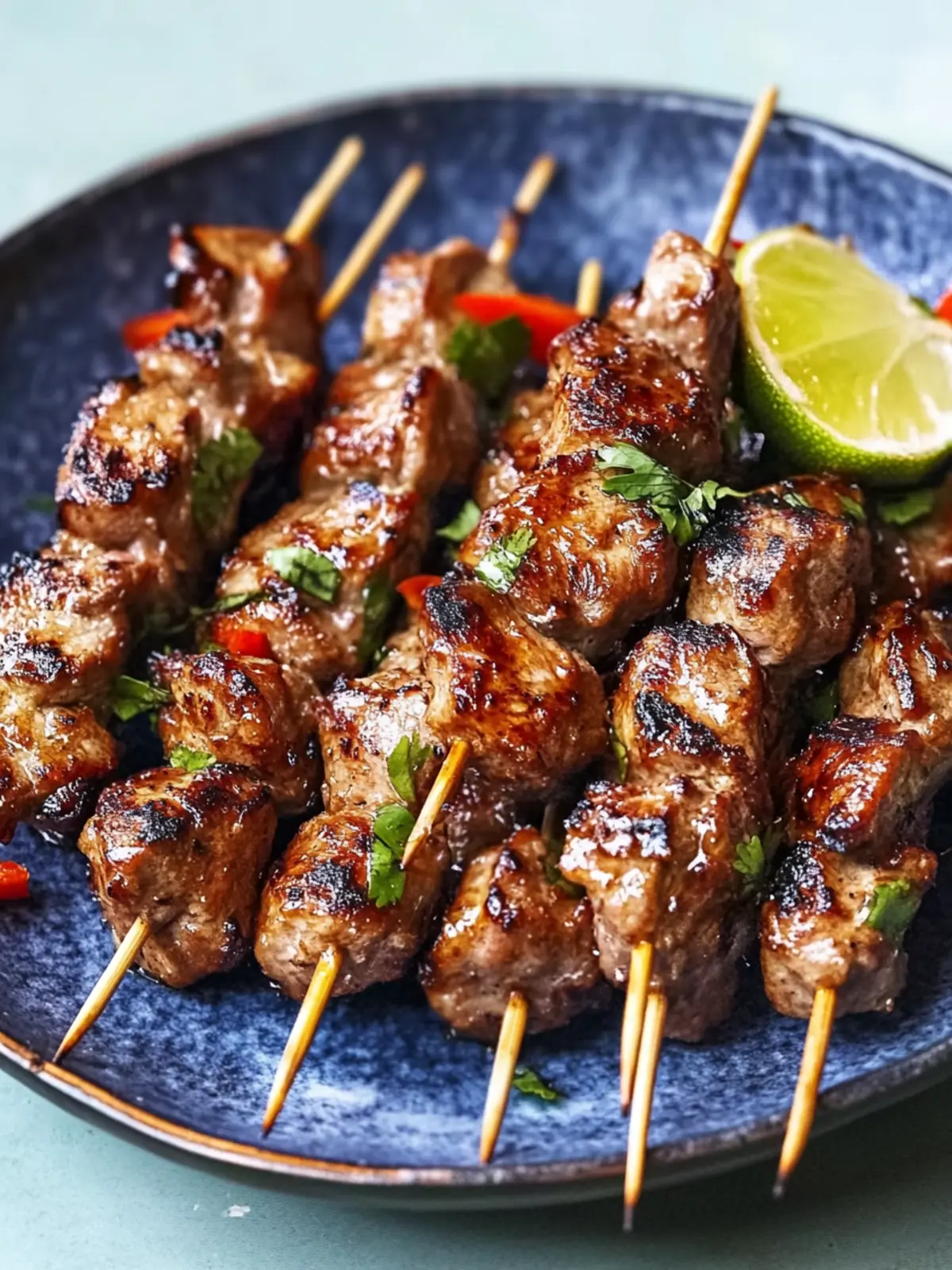 Moo Ping: Irresistibly Juicy Thai-Style Grilled Pork Skewers 4 Moo Ping (Thai-Style Grilled Pork Skewers)