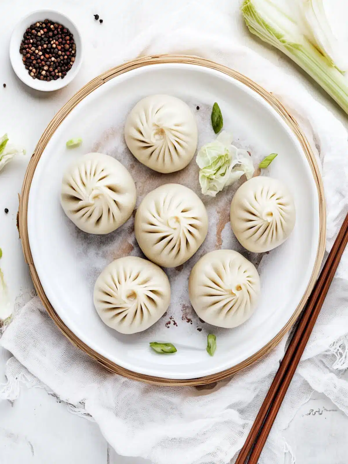 Savory Pork & Cabbage Steamed Buns for Your Cozy Meals 5 Pork & Cabbage Steamed Buns