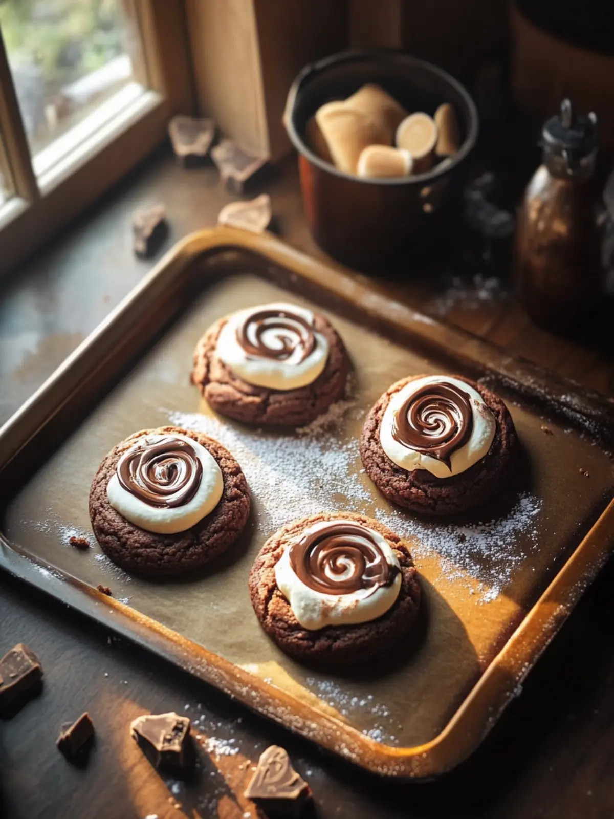 Irresistible Chocolate Marshmallow Swirl Cookies You'll Love 5 Chocolate Marshmallow Swirl Cookies