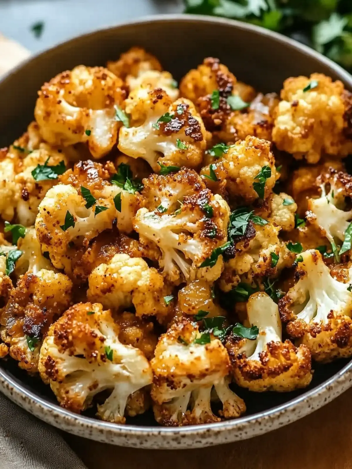 Delicious Moroccan Cauliflower with Tahini-Honey Sauce 5 Moroccan Cauliflower with Tahini-Honey