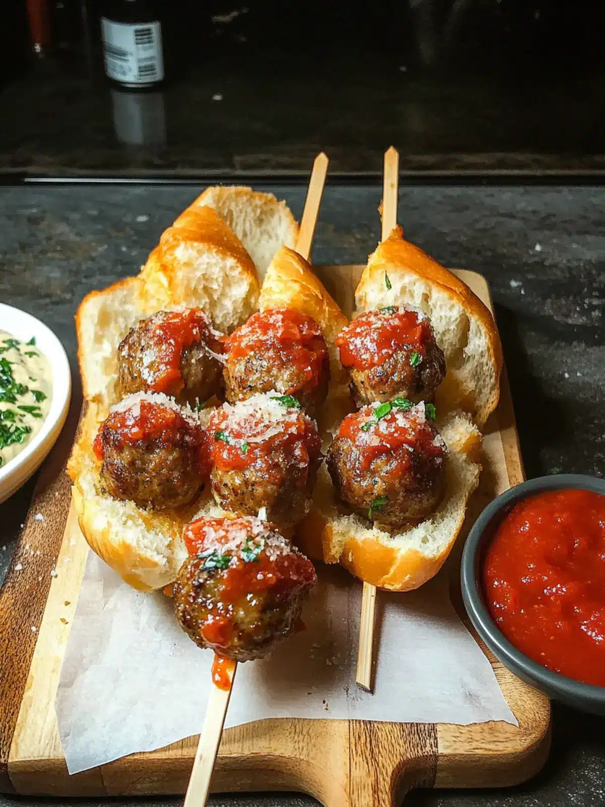 Meatball Subs on a Stick: A Cheesy Family-Friendly Delight 5 Meatball Subs on a Stick