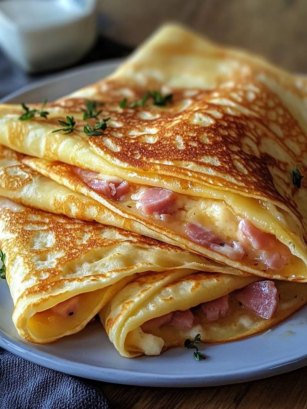 Mouthwatering Ham Cheese French Crêpes You’ll Love to Make 2 Ham Cheese French Crêpes