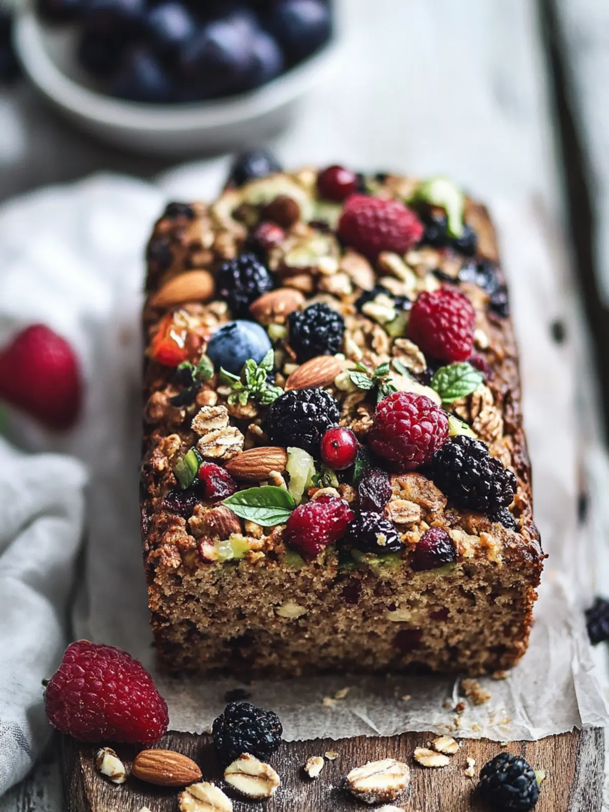 Delicious Vegan Fruit, Veggie and Nut Breakfast Bread Bliss 3 Vegan Fruit, Veggie and Nut Breakfast Bread