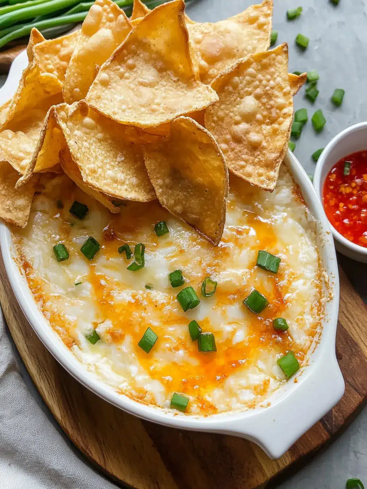 Delicious Crab Rangoon Dip with Crispy Wonton Chips Guide 2 Crab Rangoon Dip (With Wonton Chips)
