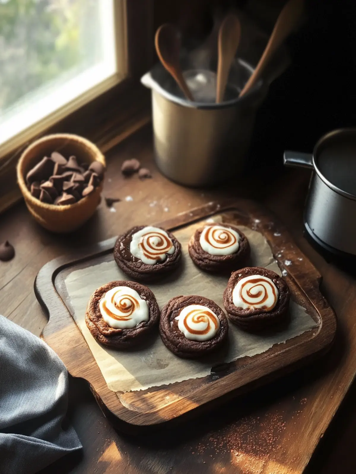 Irresistible Chocolate Marshmallow Swirl Cookies You'll Love 2 Chocolate Marshmallow Swirl Cookies