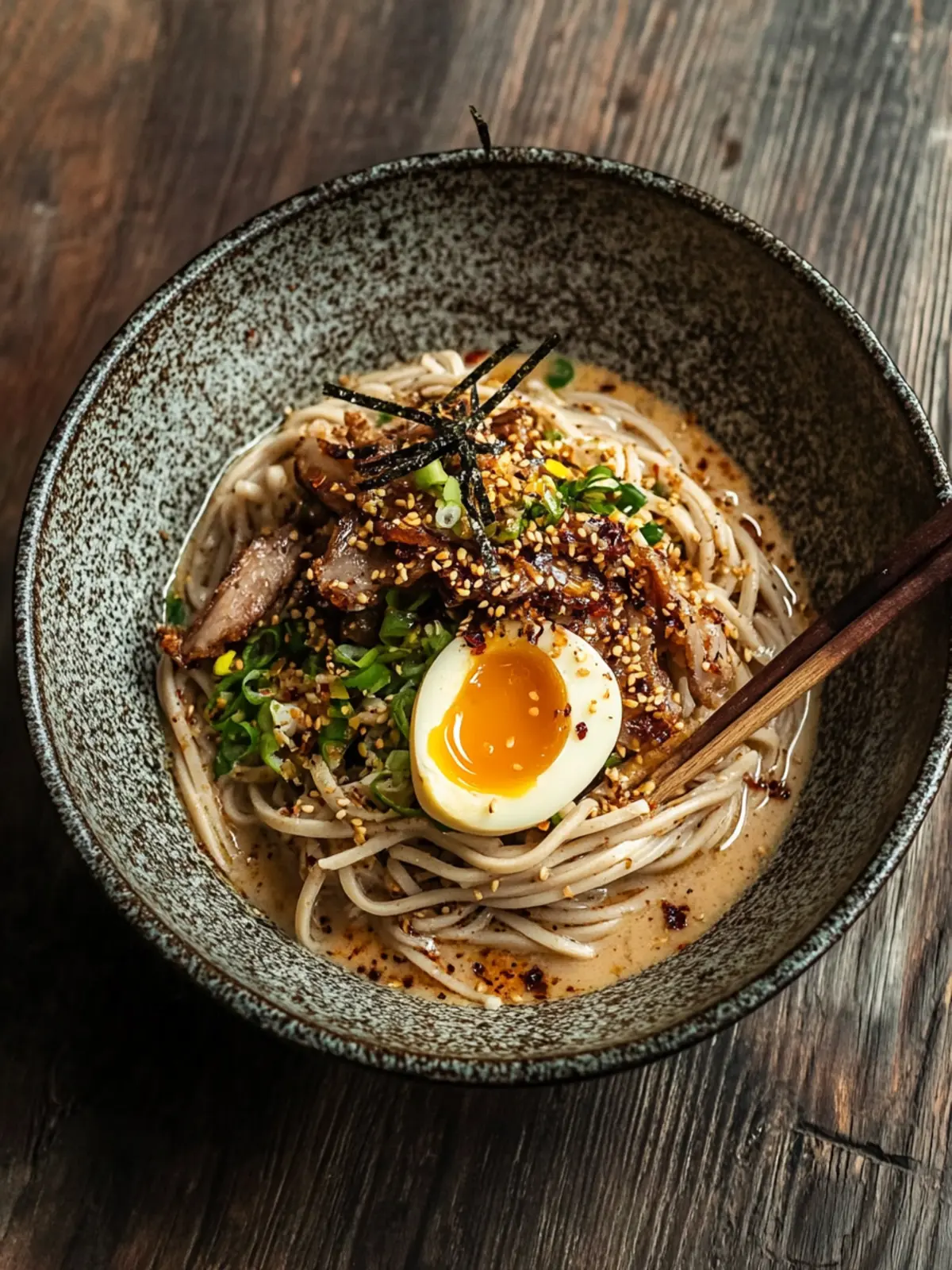Creamy Miso Soba Noodles with Fried Pork for Cozy Nights 4 Creamy miso soba noodles with fried pork