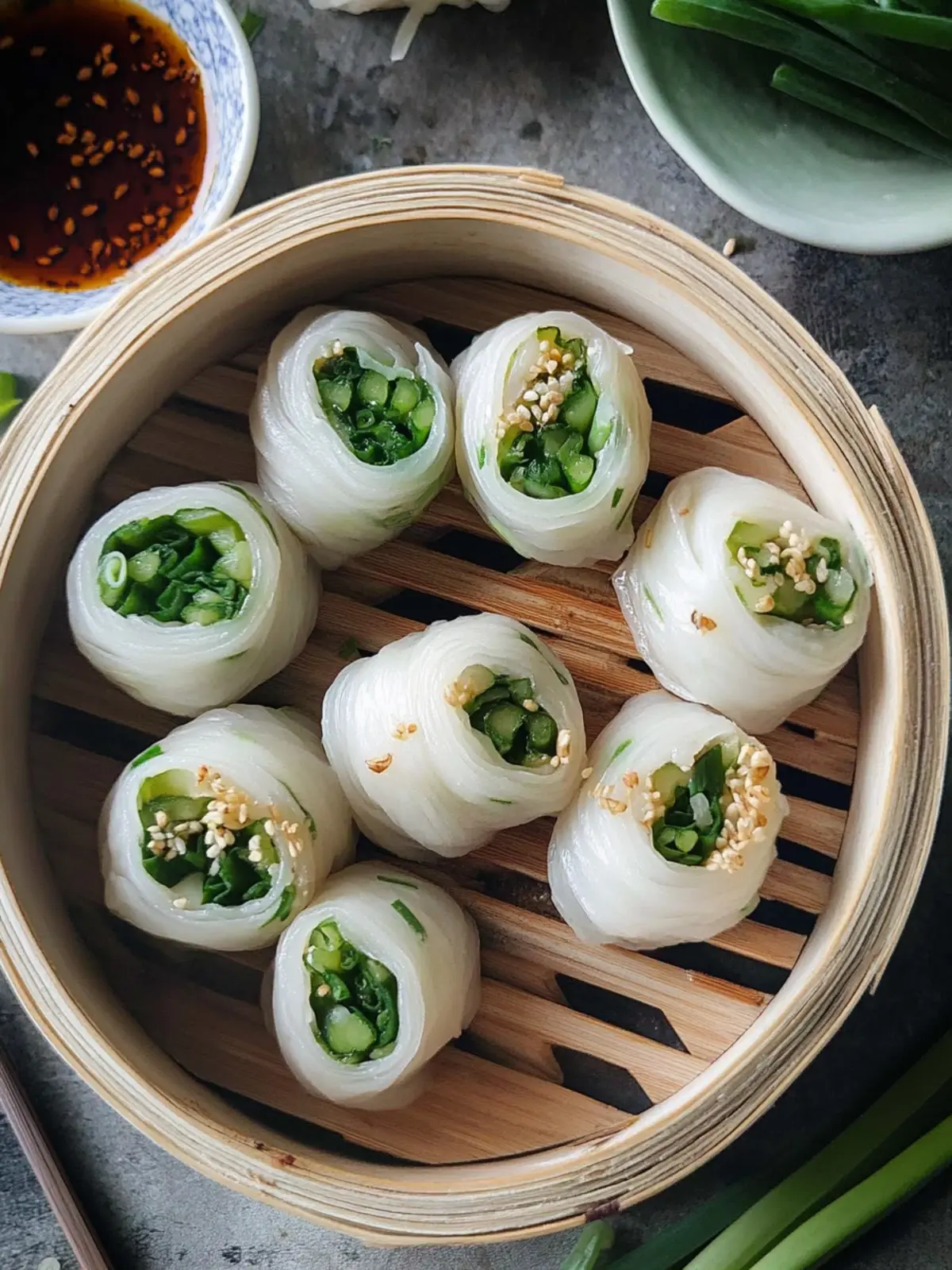 Delicious Chinese Flower Rolls with Scallions (Hua Juan) Recipe 4 Chinese flower rolls with scallions (Hua Juan)