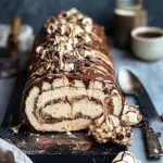 Decadent Chocolate Coffee Meringue Roulade to Impress Friends 6 Chocolate coffee meringue roulade