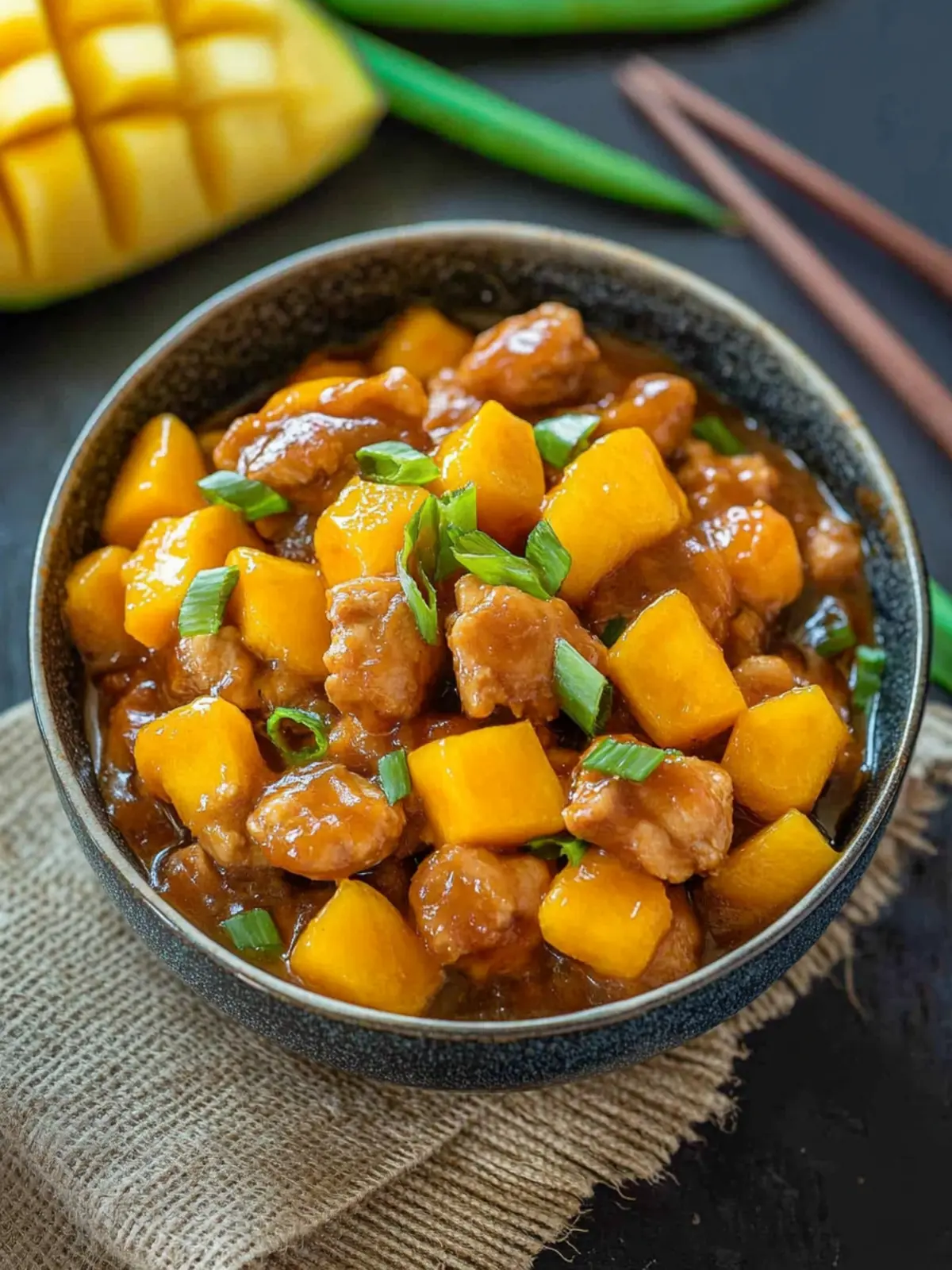 Satisfying Chinese Style Mango Chicken Stir Fry in 30 Minutes 2 Chinese Style Mango Chicken Stir Fry