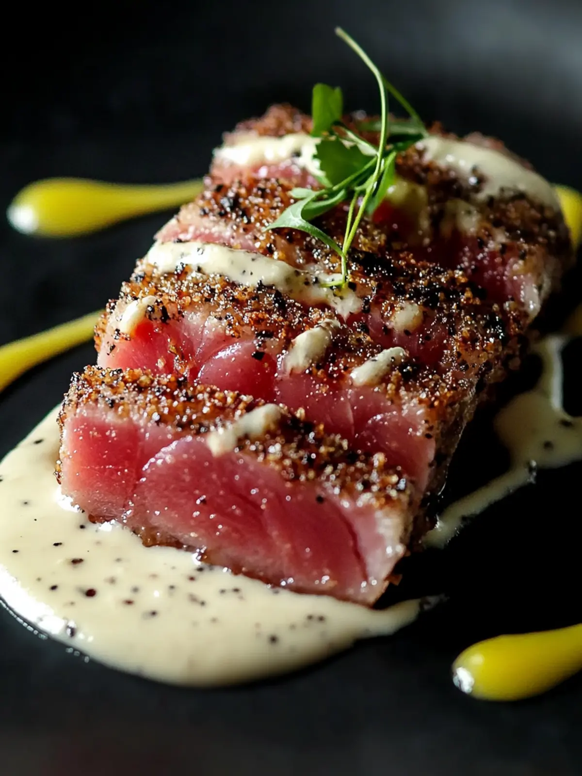 Pepper Crusted Tuna: Elevate Your Dinner in Just 25 Minutes 2 Pepper Crusted Tuna