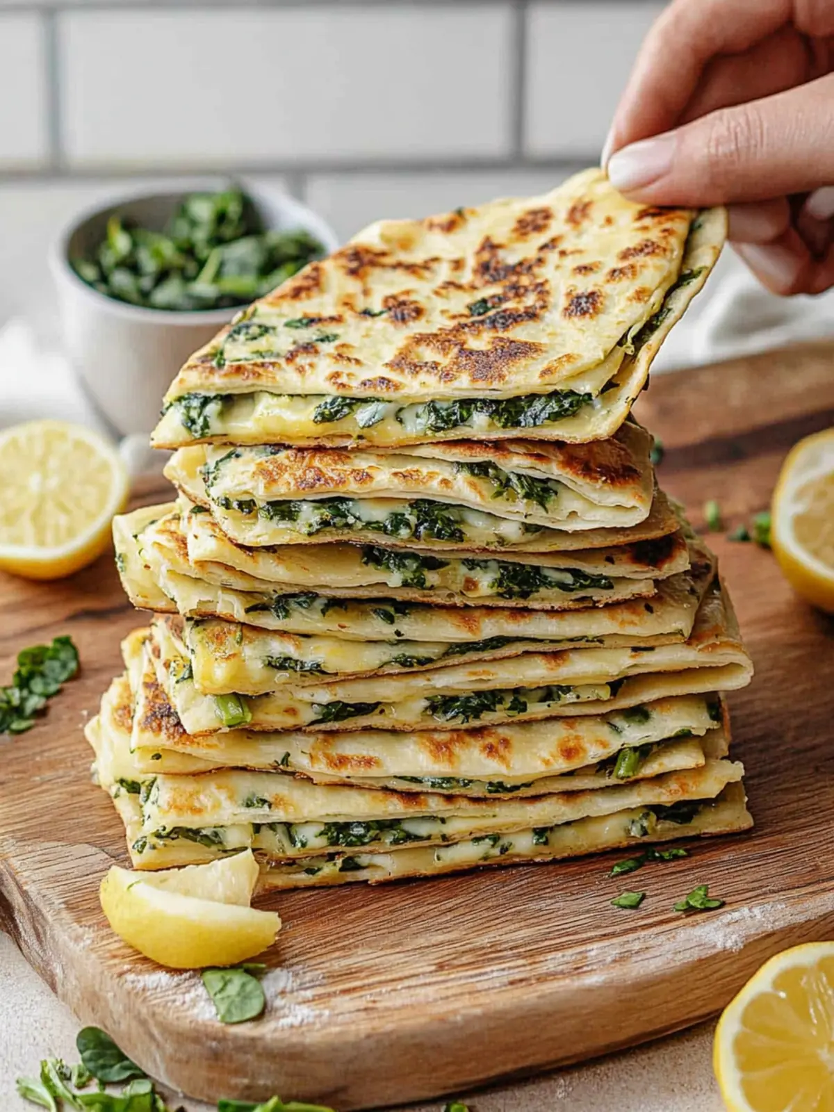 Gozleme Spinach and Cheese Flatbread That Will Wow Your Lunch 5 Gozleme Spinach And Cheese Flatbread