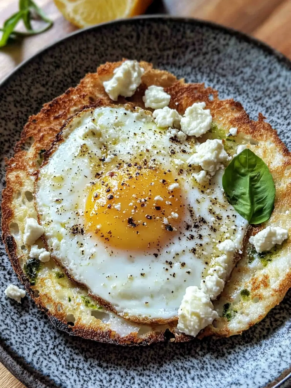 Feta Fried Eggs