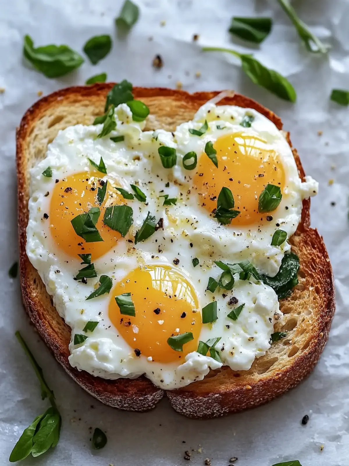 Delicious Easy 6-Ingredient Egg and Ricotta Toast for Brunch 5 Easy 6-Ingredient Egg and Ricotta Toast
