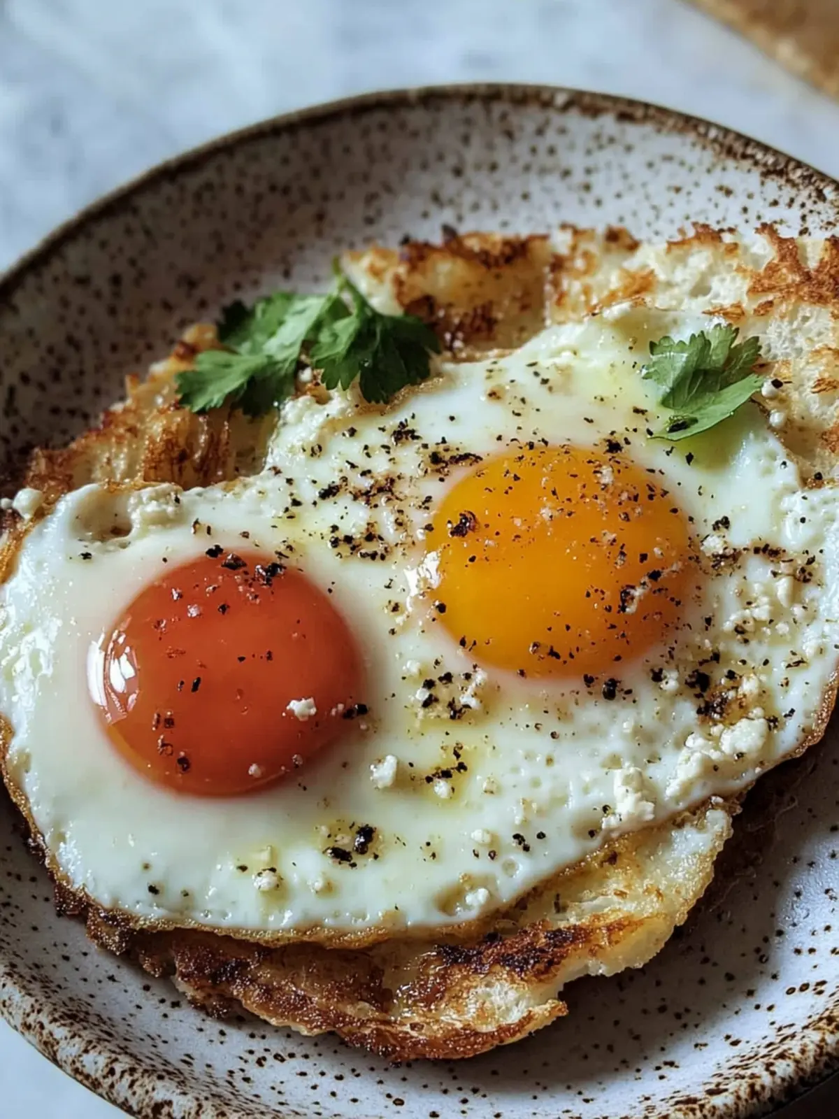 Delicious Feta Fried Eggs with Crispy Edges for Breakfast Bliss 4 Feta Fried Eggs