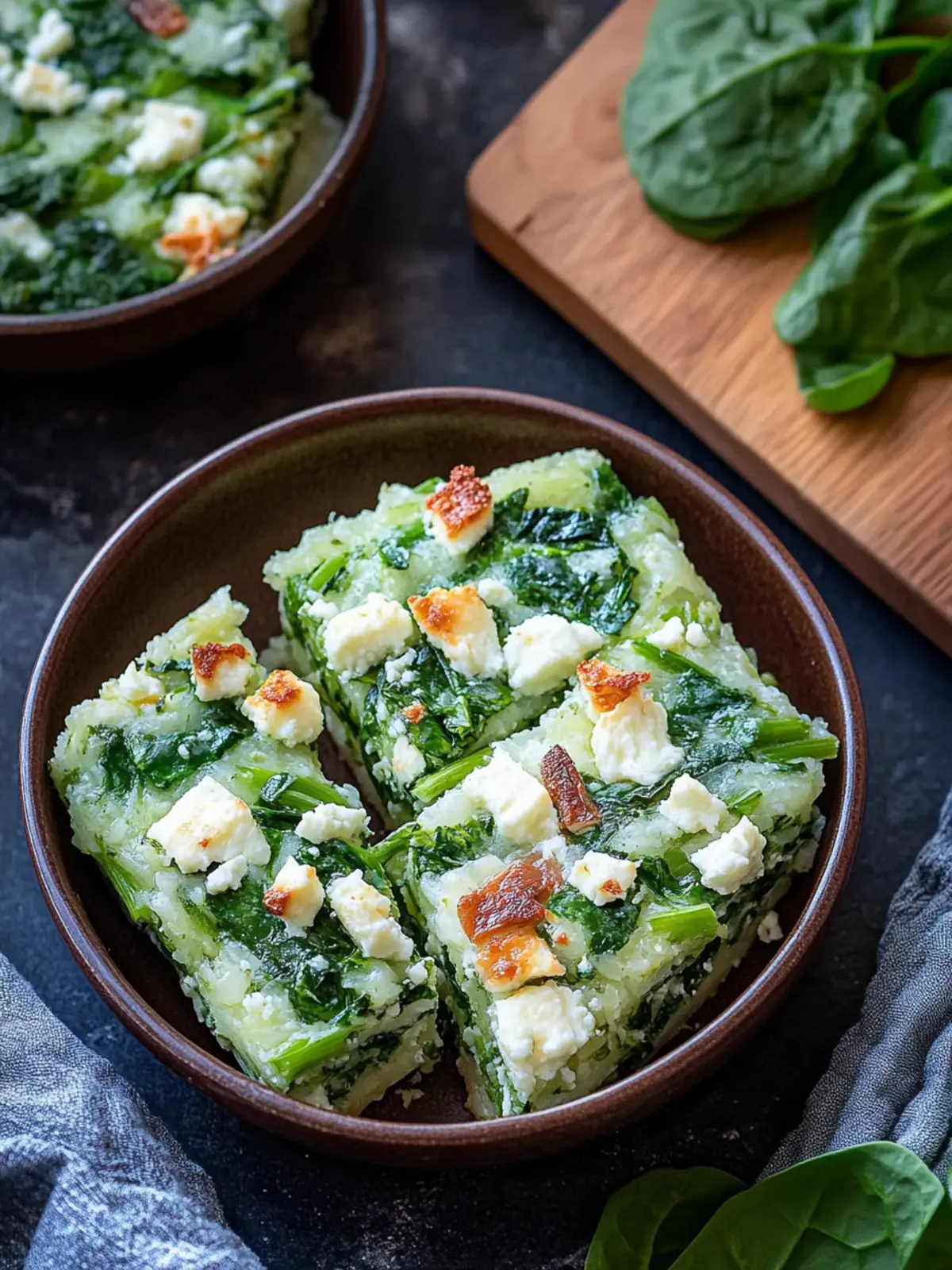 Delicious Spinach Feta Bake Squares for Easy Meal Prep 4 Spinach Feta Bake Squares