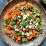Carrot Feta & Quinoa Salad with Mint Basil Hummus Bliss 45 Carrot, Feta & Quinoa Salad with Mint Basil Hummus