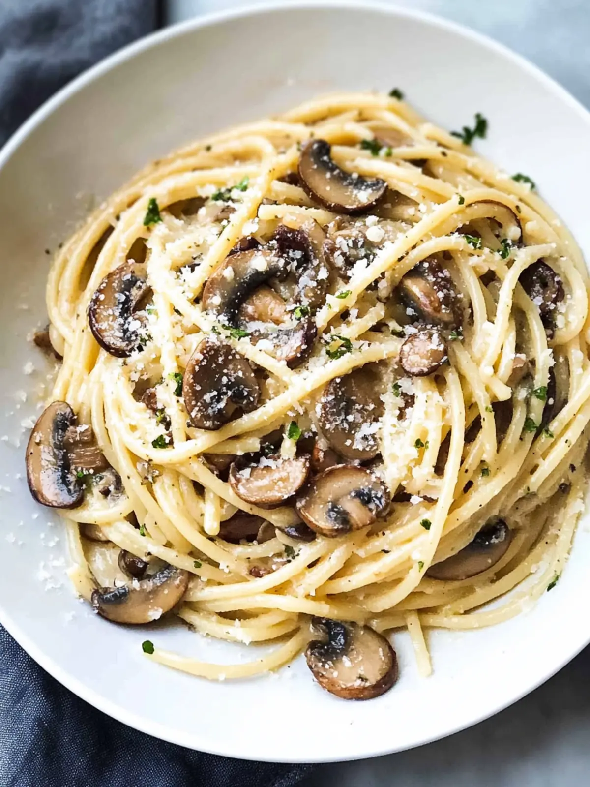 15 Minute Mushroom Spaghetti Aglio Olio for Quick Comfort Food 4 15 Minute Mushroom Spaghetti Aglio Olio