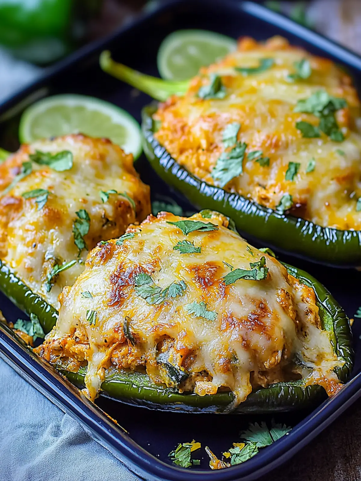 Savor Chicken Stuffed Poblano Peppers for Quick Weeknight Joy 3 Chicken Stuffed Poblano Peppers