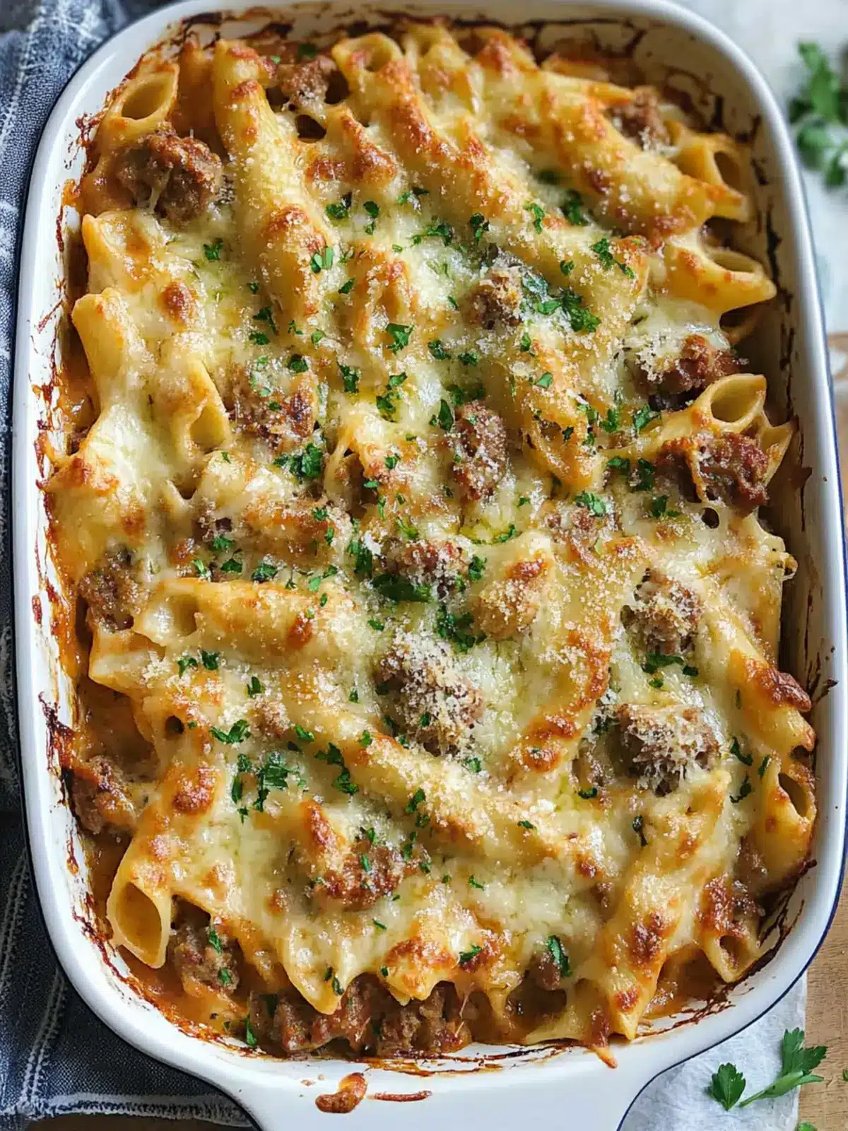 Cheesy Sausage Pasta Bake: Your New Comfort Food Obsession 3 Cheesy Sausage Pasta Bake