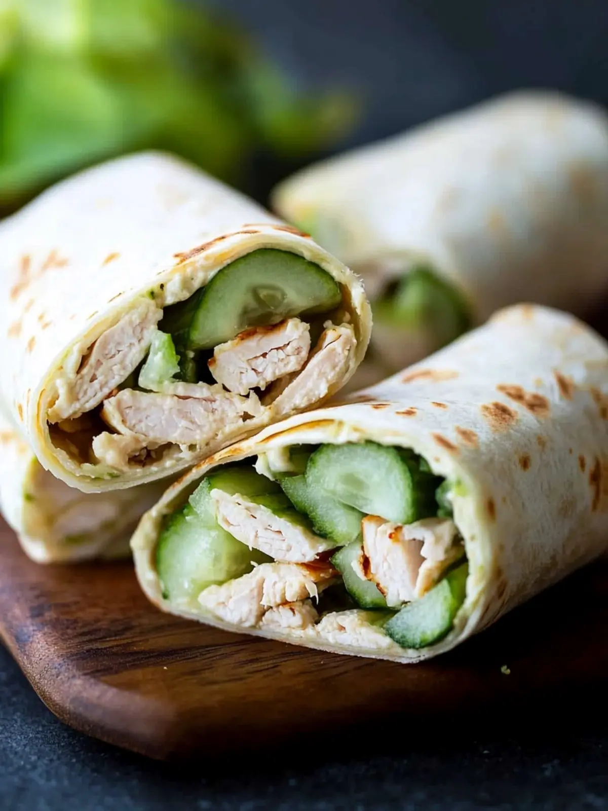 Fresh Cucumber Ranch Turkey Tortilla Wrap in Just 15 Minutes 4 Cucumber Ranch Turkey Tortilla Wrap