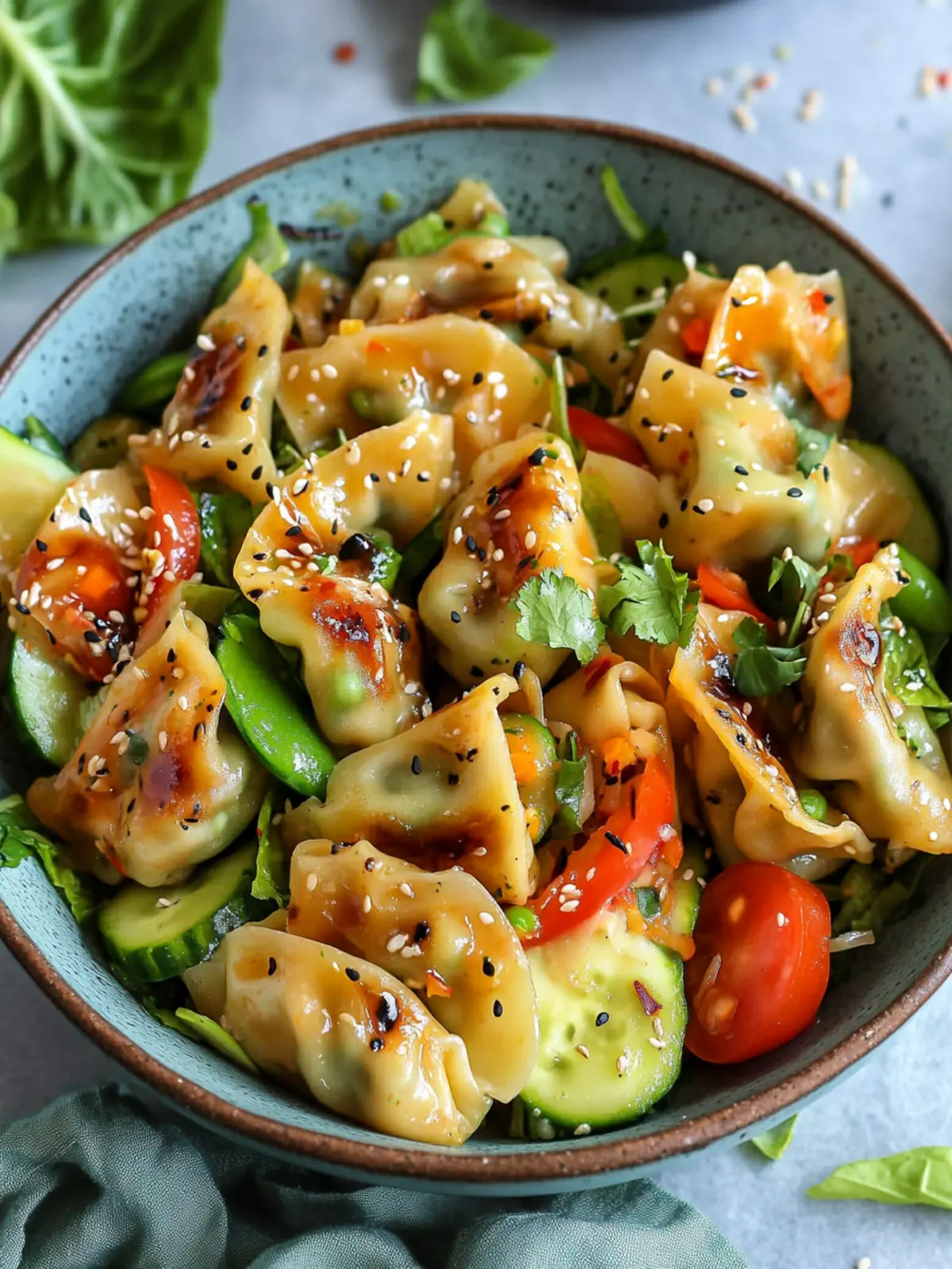 Potsticker Salad: A Fresh Twist on Classic Dumplings 4 Potsticker Salad