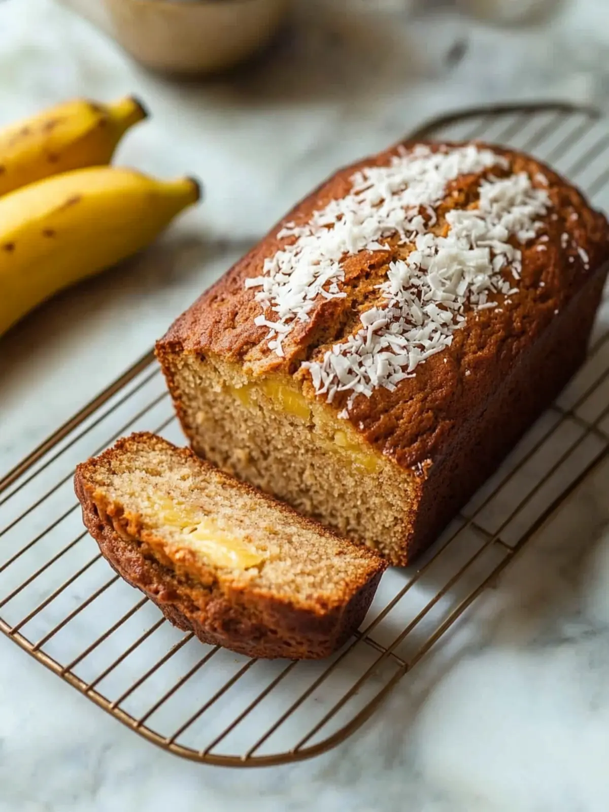 Tropical Coconut Pineapple Banana Bread for Blissful Mornings 4 Coconut Pineapple Banana Bread