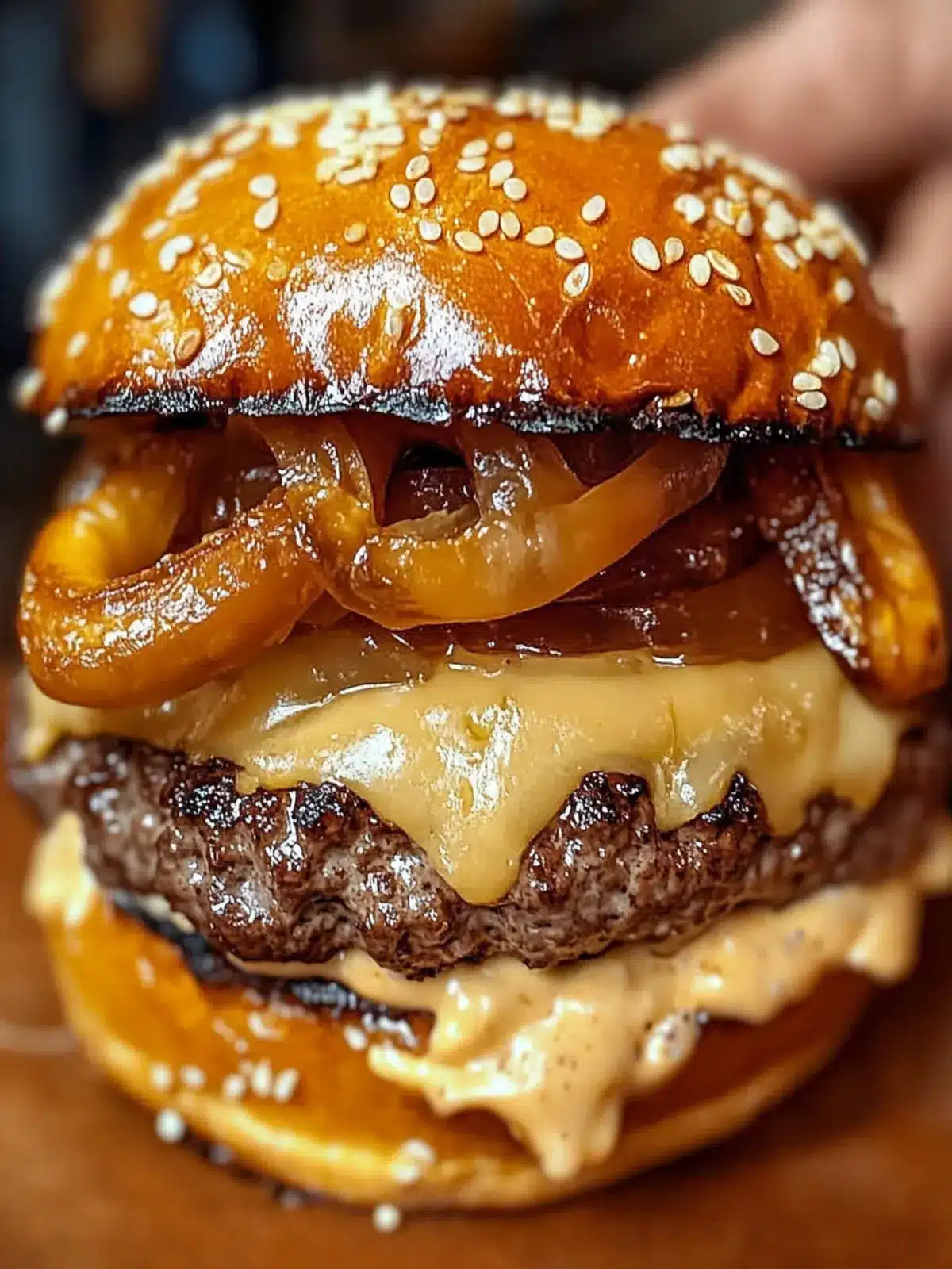 Oktoberfest Pretzel Bun Beer Cheese Burger You’ll Crave This Fall 3 Oktoberfest Pretzel Bun Beer Cheese Burger