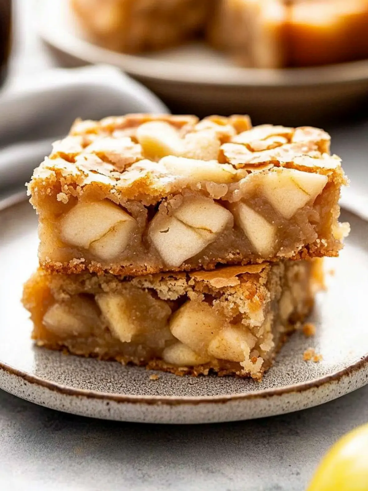 Irresistible Apple Blondies with Caramel Drizzle Delight 3 Apple Blondies