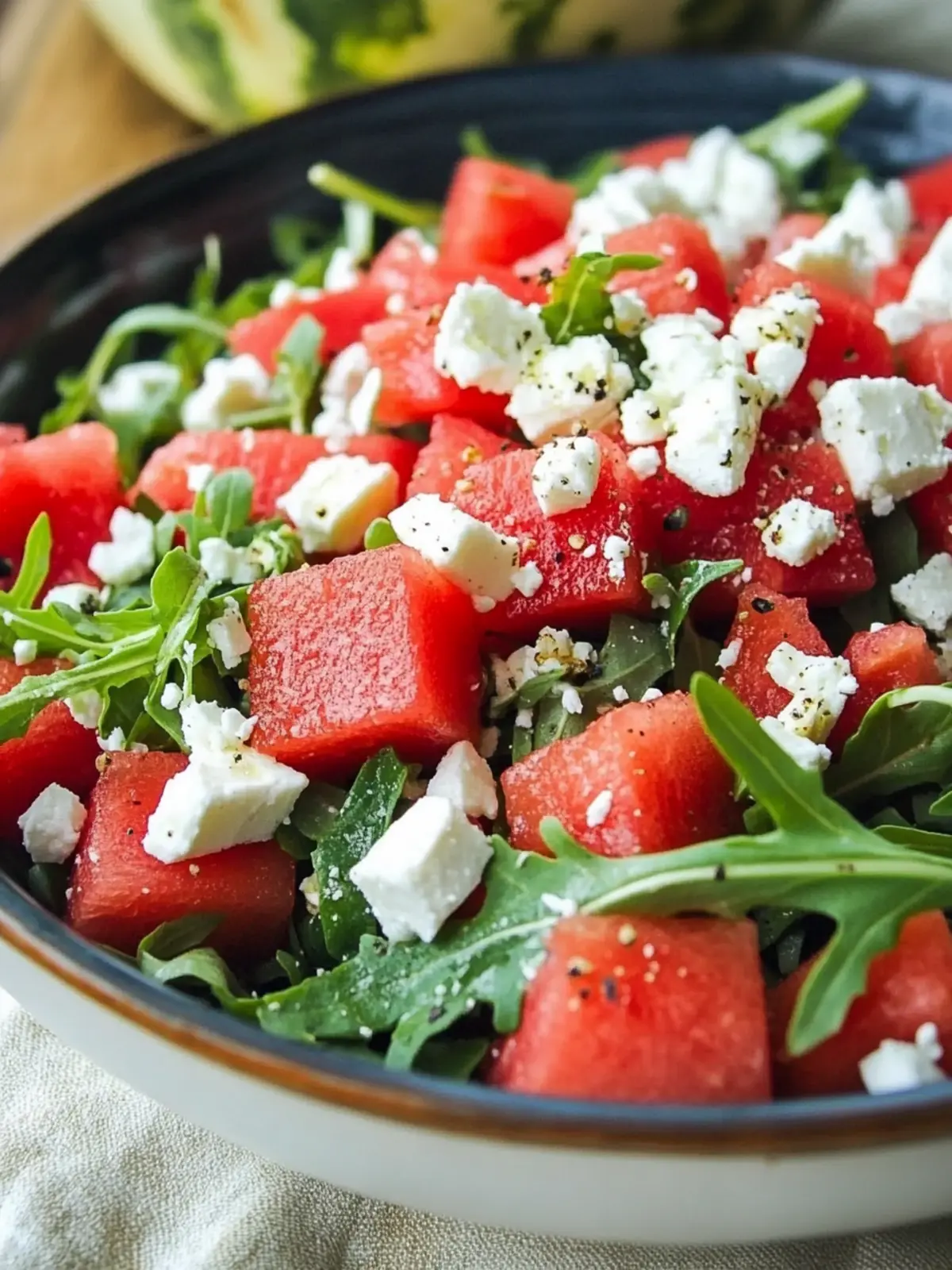 Watermelon, Feta and Arugula Salad: A Refreshing Summer Delight 3 Watermelon, Feta and Arugula Salad