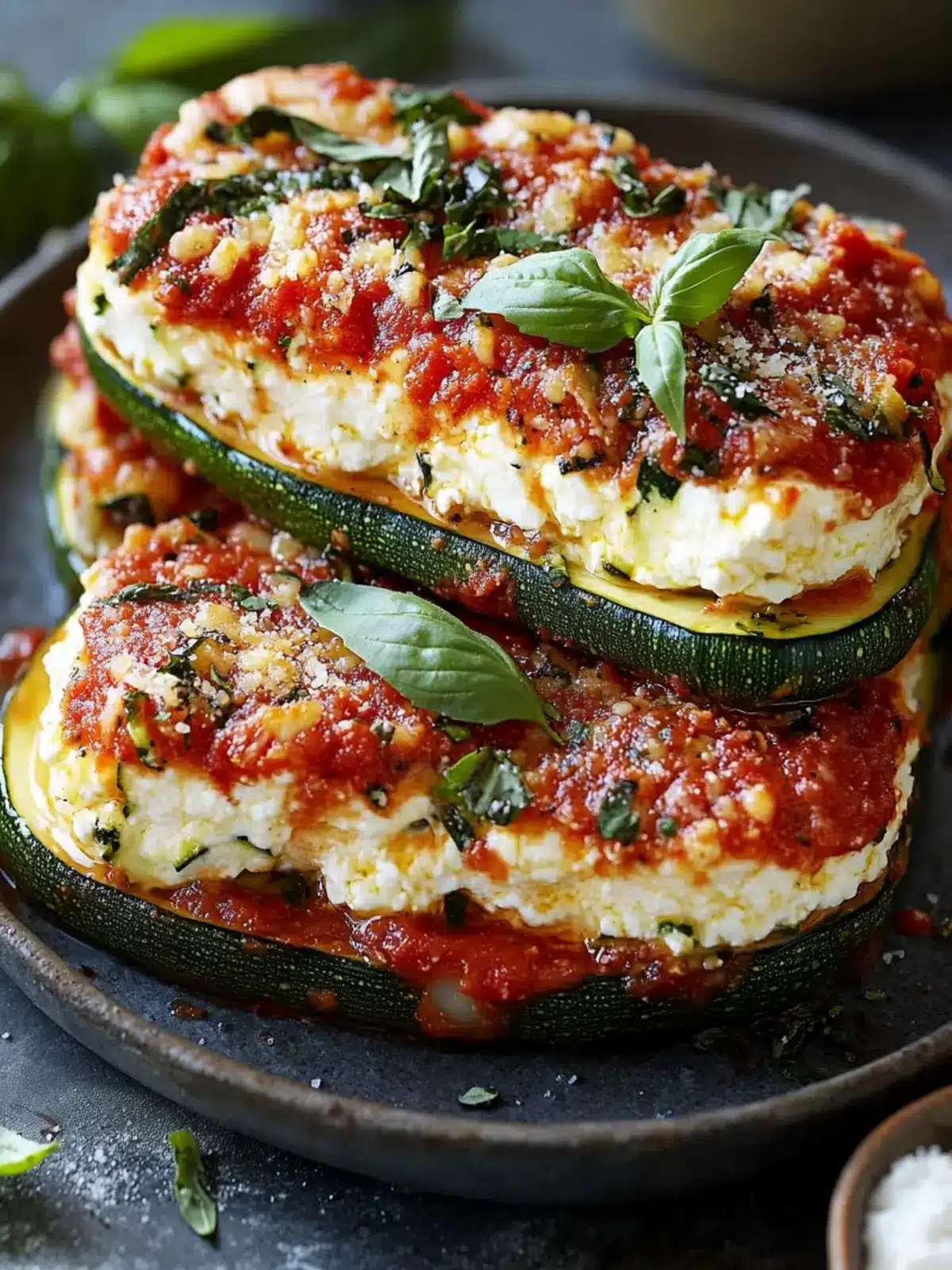 Zucchini Ricotta Marinara Melts for Cozy Comfort Food Nights 4 Zucchini Ricotta Marinara Melts