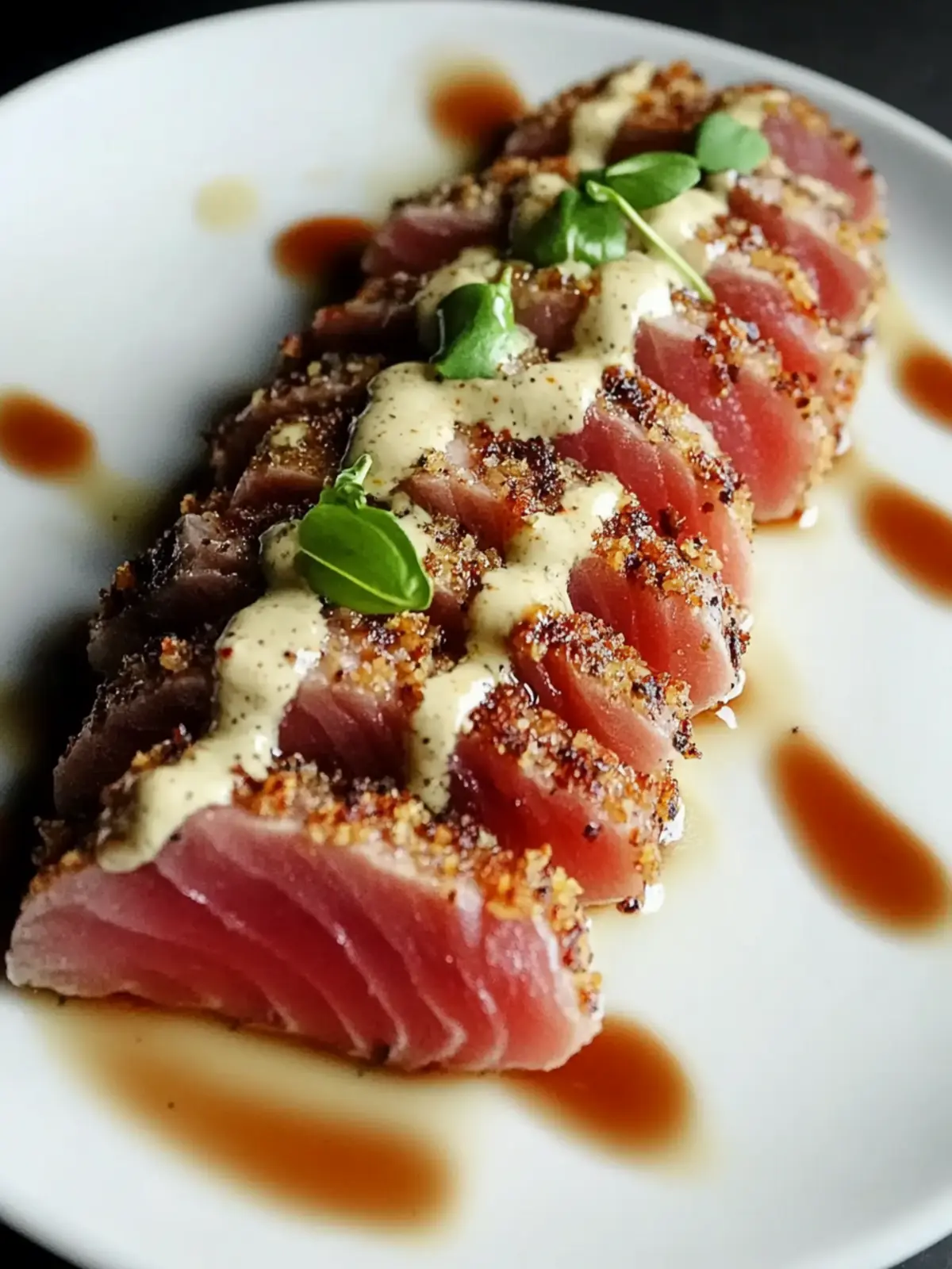 Pepper Crusted Tuna